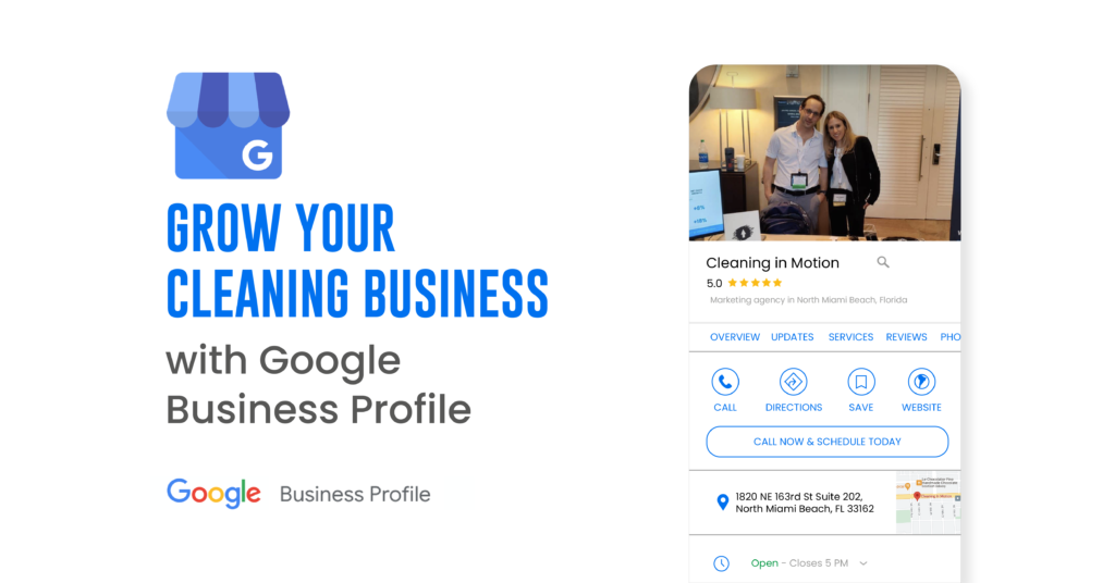 How to Grow your Cleaning Business with Google Business Profile