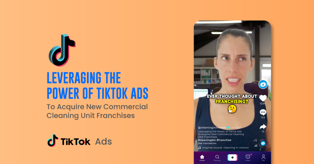 tik tok ads for cleaning companies