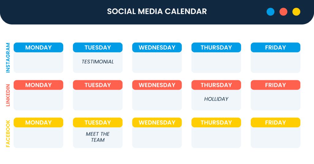 social media planner for cleaning companies