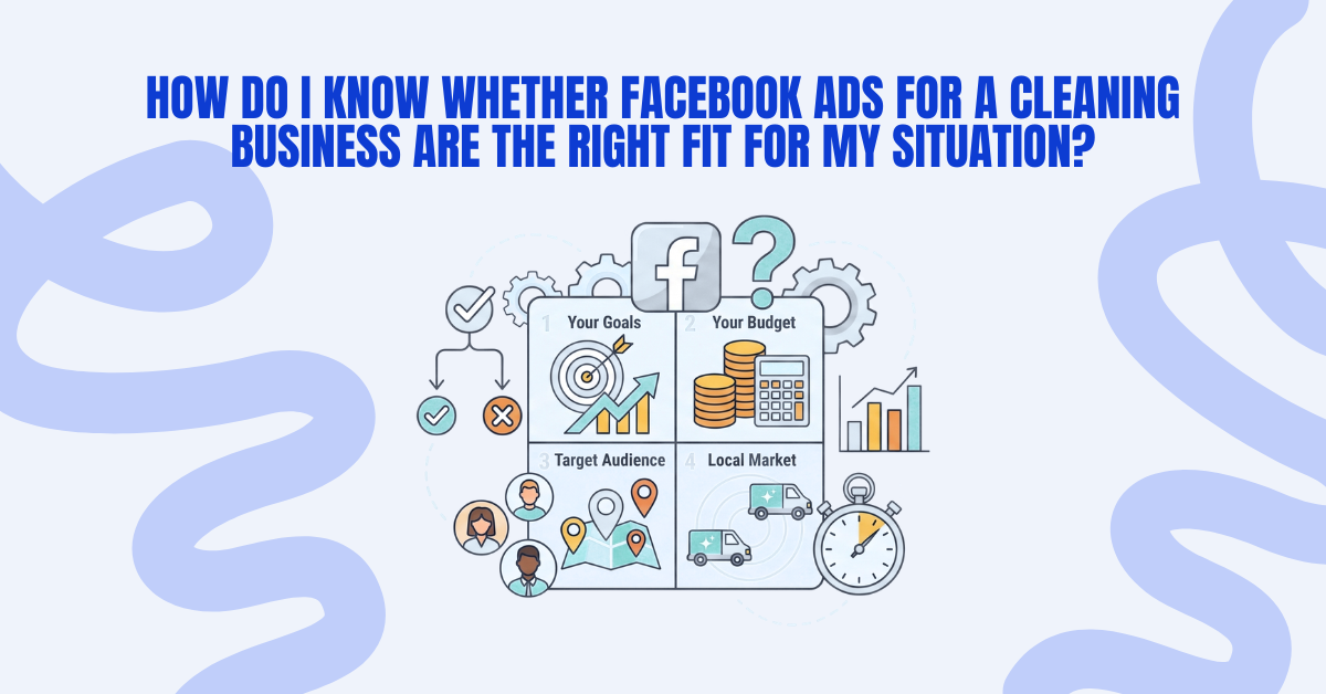 Facebook ads cleaning business